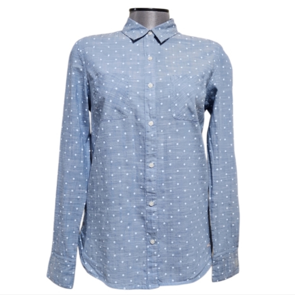 Le Tigre Women's Long Sleeve Button Down Shirt (S)